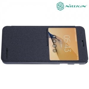 Nillkin ультра тонкий чехол книжка для Samsung Galaxy J5 Prime - Sparkle Case Серый 