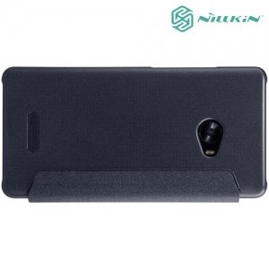 Nillkin ультра тонкий чехол книжка для Xiaomi Mi Note 2 - Sparkle Case Серый 