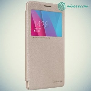 Nillkin ультра тонкий чехол книжка для Huawei Honor 5X - Sparkle Case Золотой 