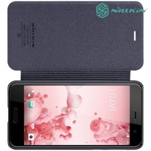 Nillkin ультра тонкий чехол книжка для HTC U Play - Sparkle Case Серый 