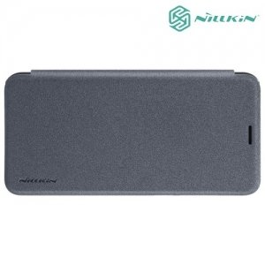 Nillkin ультра тонкий чехол книжка для Huawei Honor View 10 (V10) - Sparkle Case Серый 