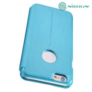 Nillkin ультра тонкий чехол книжка для iPhone 6S / 6 - Sparkle Case Голубой 