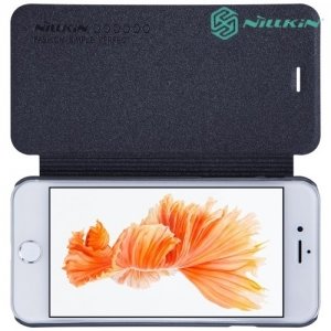Nillkin ультра тонкий чехол книжка для iPhone 8/7 - Sparkle Case Серый 