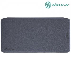 Nillkin ультра тонкий чехол книжка для Meizu M5c - Sparkle Case Серый 
