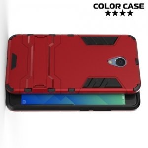 Противоударный гибридный чехол для Meizu M5 Note - Красный 