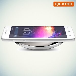 Qumo PowerAid Qi table charger – беспроводная зарядка для iPhone Xs / X / 8 / 8 Plus
