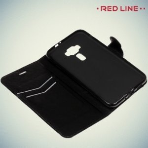 Red Line чехол книжка для Asus Zenfone 3 ZE552KL - Черный