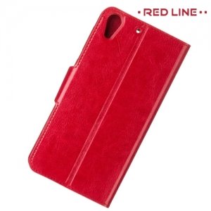 Red Line чехол книжка для HTC Desire 728, 728G Dual SIM  - Красный