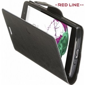 Red Line чехол книжка для LG G4s H736 - Черный
