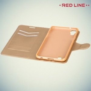 Red Line чехол книжка для LG X Power K220DS - Золотой
