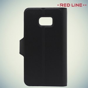 Red Line чехол книжка для Samsung Galaxy S7 - Черный