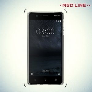 Red Line силиконовый чехол для LG Q6a M700 - Прозрачный