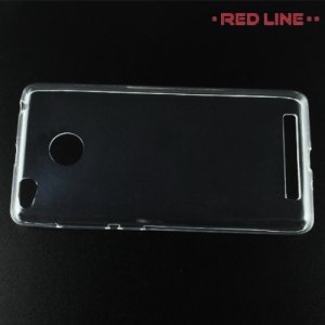 Red Line силиконовый чехол для Xiaomi Redmi 3 Pro - Прозрачный