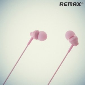 Remax Наушники с микрофоном - Розовые