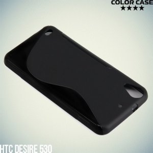 Силиконовый чехол для HTC Desire 530 - Черный