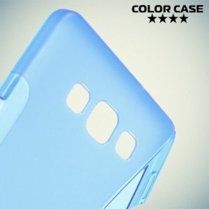 Силиконовый чехол для Samsung Galaxy A7 - Синий