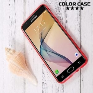 Силиконовый чехол для Samsung Galaxy J5 Prime  - Красный