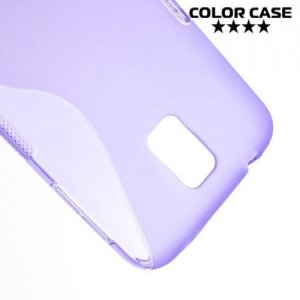 Силиконовый чехол для Samsung Galaxy S5 - Фиолетовый