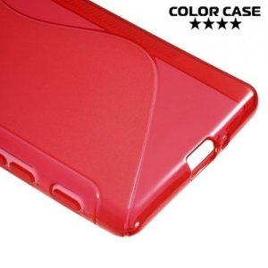 Силиконовый чехол для Sony Xperia X - Красный