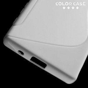Силиконовый чехол для Sony Xperia Z5 Compact E5823 - Белый