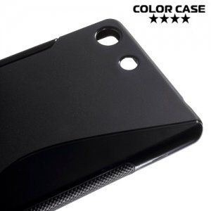 Силиконовый чехол для Sony Xperia M5 - Черный