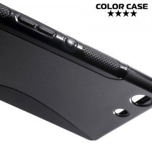 Силиконовый чехол для Sony Xperia M5 - Черный