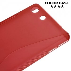 Силиконовый чехол для Sony Xperia M5 - Красный