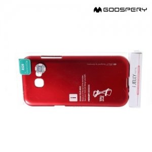 Силиконовый чехол iJelly Goospery для Samsung Galaxy A5 2017 SM-A520F - Красный