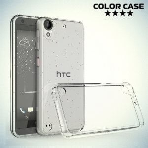 Тонкий силиконовый чехол для HTC Desire 530 / Desire 630 - Прозрачный