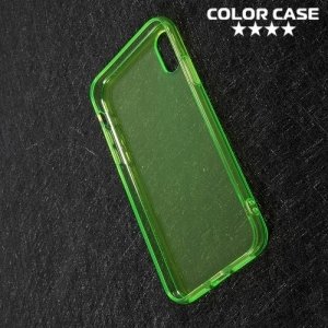 Тонкий силиконовый чехол для iPhone 8 - Зеленый