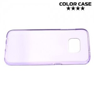 Тонкий силиконовый чехол для Samsung Galaxy S7 - Фиолетовый