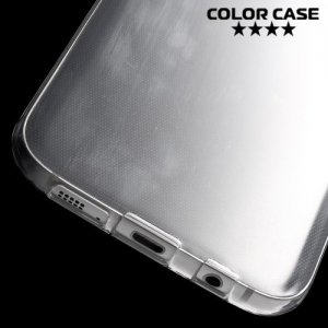 Тонкий силиконовый чехол для Samsung Galaxy S7 Edge - Прозрачный