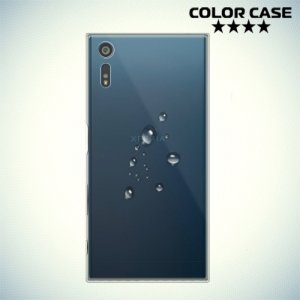 Тонкий силиконовый чехол для Sony Xperia XZs - Прозрачный