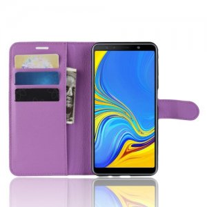 Чехол книжка для Samsung Galaxy A7 2018 SM-A750F - Фиолетовый