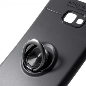 ArmaRing Двухкомпонентный чехол для Samsung Galaxy J4 Plus с кольцом для магнитного автомобильного держателя - Черный