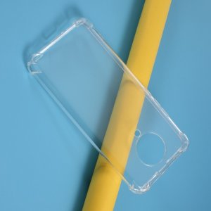 Прозрачный силиконовый чехол для Xiaomi Poco F2 Pro с усиленными углами