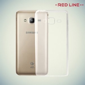 Red Line силиконовый чехол для Samsung Galaxy J3 2016 SM-J320F - Прозрачный