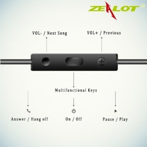Zealot H3 Беспроводные наушники гарнитура с микрофоном