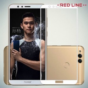 3D Защитное стекло для Huawei Honor 7X - Белый Red Line