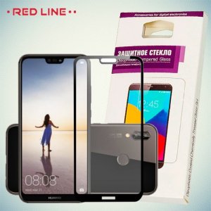 3D Защитное стекло для Huawei P20 Lite - Черное Red Line
