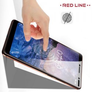 3D Защитное стекло для Nokia 7 Plus - Черный Red Line