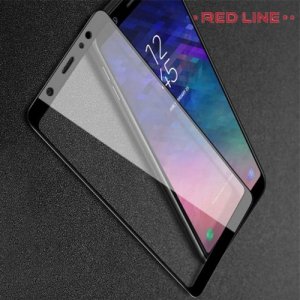 3D Защитное стекло для Samsung Galaxy A6 Plus 2018 - Черный Red Line