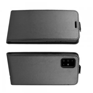 Флип чехол книжка вертикальная для Samsung Galaxy A51 - Черный