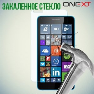 OneXT Закаленное защитное стекло для Microsoft Lumia 640 (3G, LTE, Dual Sim)