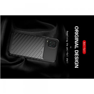 AirBags Case противоударный силиконовый чехол с усиленной защитой для Huawei P40 Lite Черный