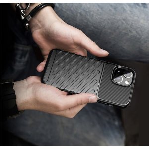 AirBags Case противоударный силиконовый чехол с усиленной защитой для iPhone 13 mini Черный