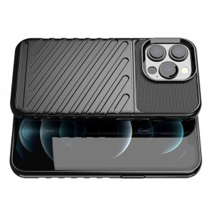 AirBags Case противоударный силиконовый чехол с усиленной защитой для iPhone 13 Pro Черный