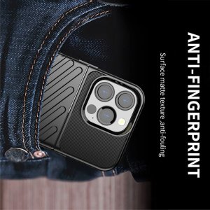 AirBags Case противоударный силиконовый чехол с усиленной защитой для iPhone 13 Pro Черный