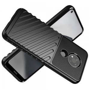 AirBags Case противоударный силиконовый чехол с усиленной защитой для Nokia 3.4 Черный