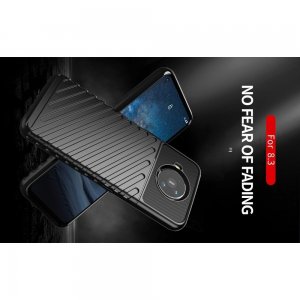 AirBags Case противоударный силиконовый чехол с усиленной защитой для Nokia 8.3 5G Черный